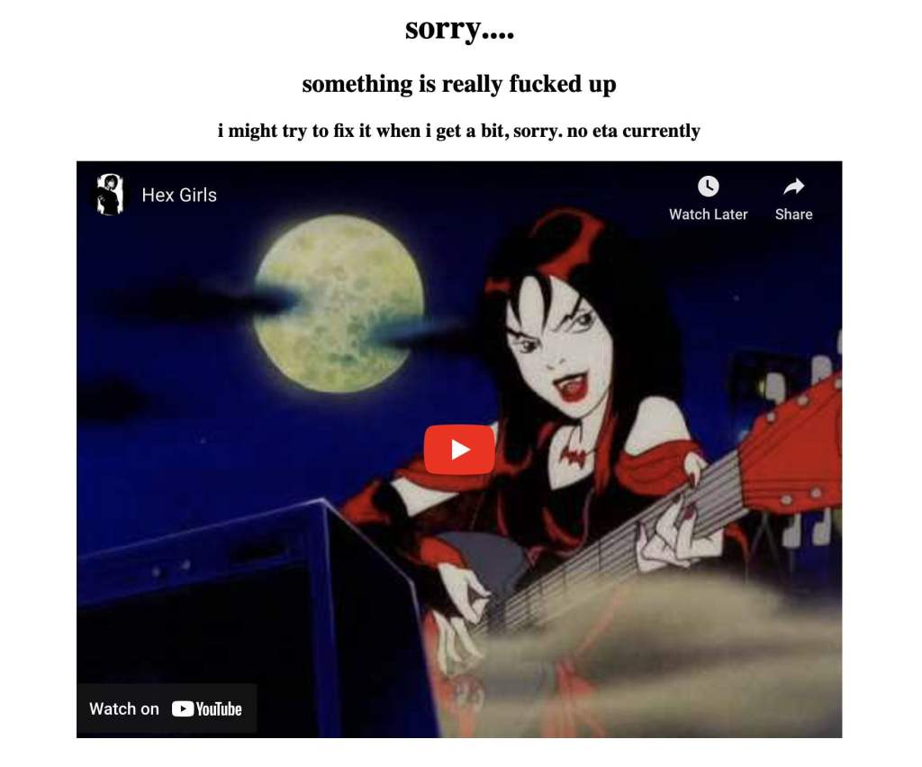 My mastodon instance is&nbsp;down..